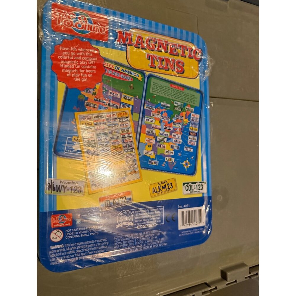 NEW travel magnet license plate game